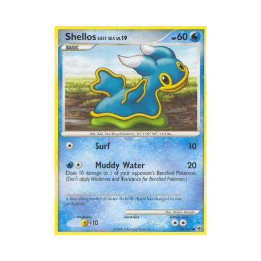 Pokemon TCG Shellos East Sea C Majestic Dawn (English Ver.)