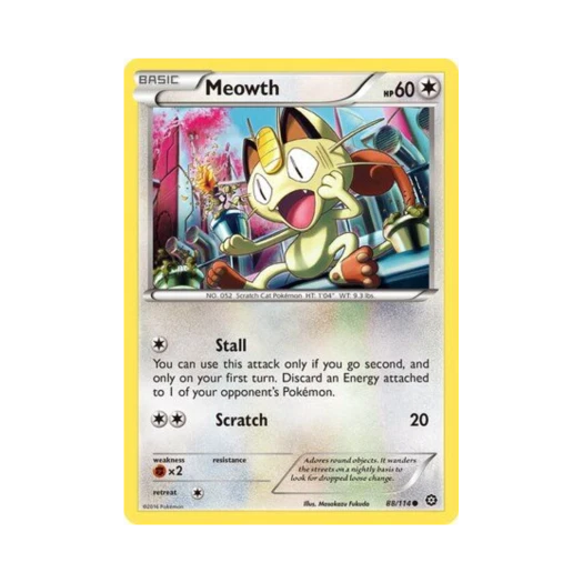 포켓몬 TCG 나옹 C 스팀 시즈 (영문판)
