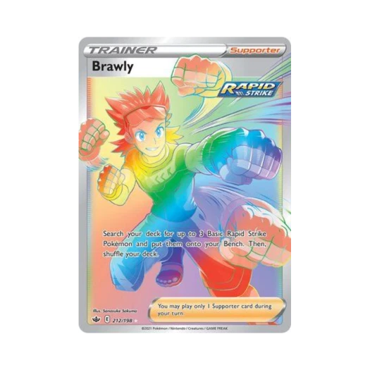 Pokemon TCG Brawly RR Chilling Reign (English Ver.)