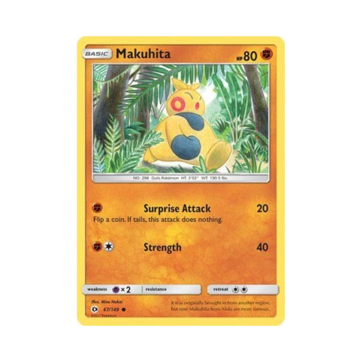 Pokemon TCG Makuhita C Sun & Moon (English Ver.)