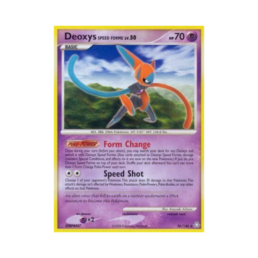 포켓몬 TCG 테오키스 스피드폼 R 레전드 어웨이크드 (영문판)