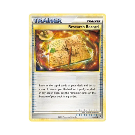Pokemon TCG Research Record U Call of Legends (English Ver.)