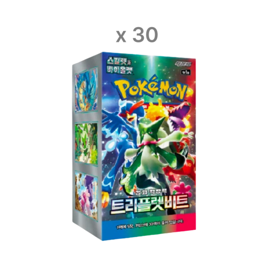 포켓몬 TCG 스칼렛 & 바이올렛 확장팩 트리플렛비트 30박스 (총 900팩/한글판) 카드 이미지