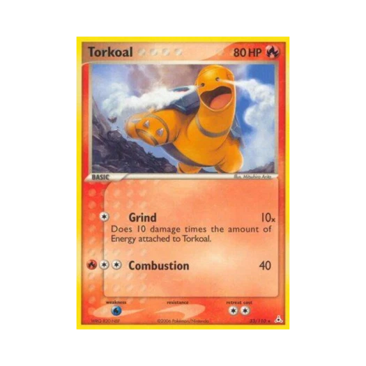 Pokemon TCG Torkoal R EX Holon Phantoms (English Ver.)
