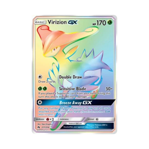 포켓몬 TCG 비리디온 GX RR 로스트 썬더 (영문판)