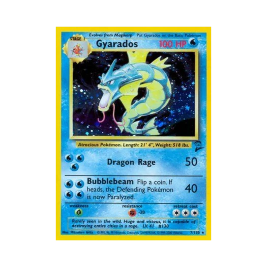 포켓몬 TCG 갸라도스 베이스 세트 2 (영문판)