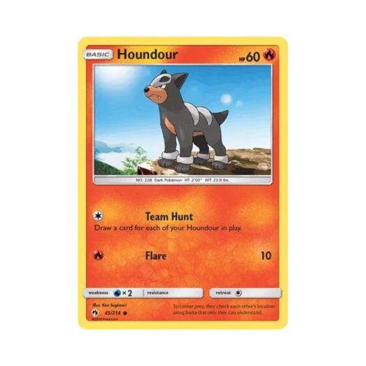 포켓몬 TCG 델빌 C 로스트 썬더 (영문판)