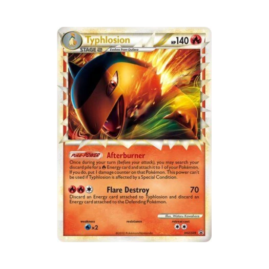 Pokemon TCG Typhlosion P HeartGold & SoulSilver Promos (English Ver.)