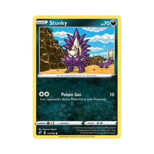포켓몬 TCG 스컹뿡 C 레벌 크래시 (영문판)