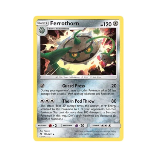 포켓몬 TCG 너트령 R 팀업 (영문판)