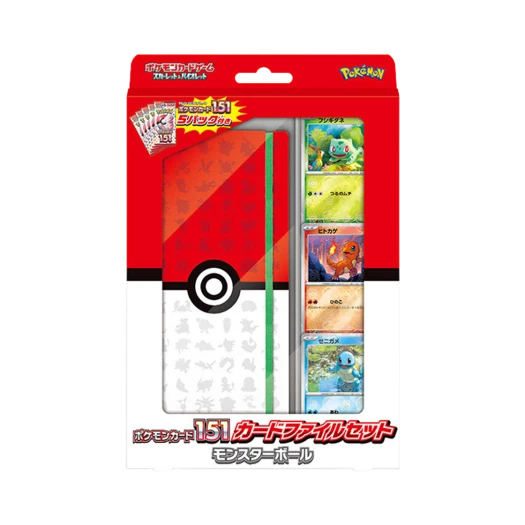 포켓몬 TCG 포켓몬 카드 151 카드 파일 세트 포켓몬 볼 (일어판)