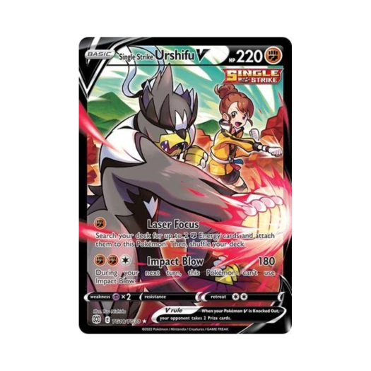 Pokemon TCG Single Strike Urshifu V HRV Brilliant Stars (English Ver.)