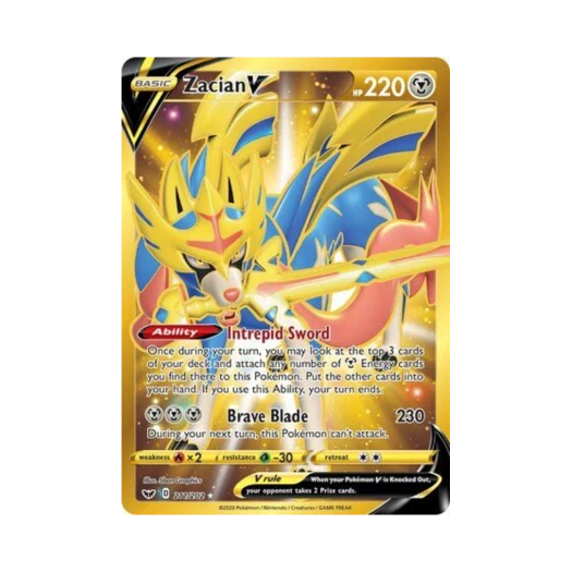 포켓몬 TCG 자시안 V RS 소드 & 실드 (영문판) 카드 이미지
