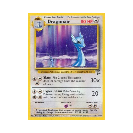 Pokemon TCG Dragonair R Base Set 2 (English Ver.)