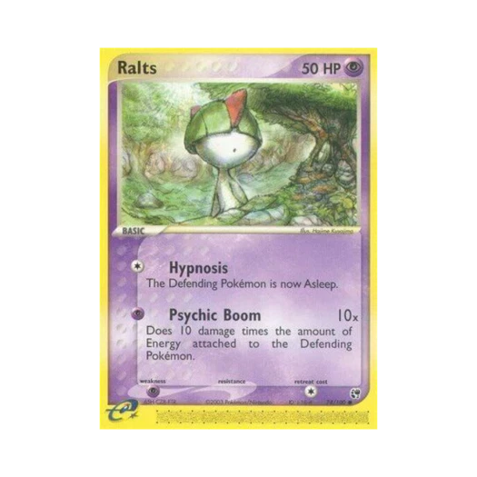 Pokemon TCG Ralts C EX Sandstorm (English Ver.)