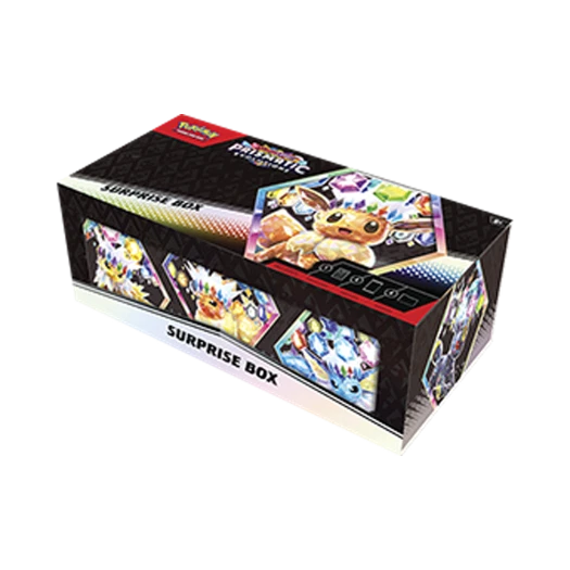 포켓몬 TCG 스칼렛 & 바이올렛 프리즈매틱 에볼루션즈 서프라이즈 박스 (영문판)