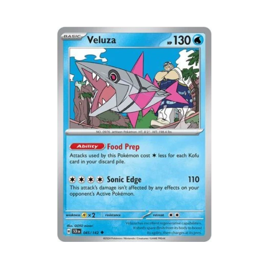 Pokemon TCG Veluza U Stellar Crown (English Ver.)