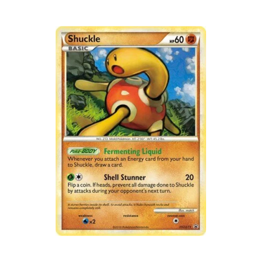 Pokemon TCG Shuckle P HeartGold & SoulSilver Promos (English Ver.)