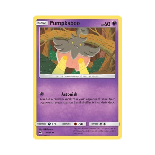 Pokemon TCG Pumpkaboo C Crimson Invasion (English Ver.)