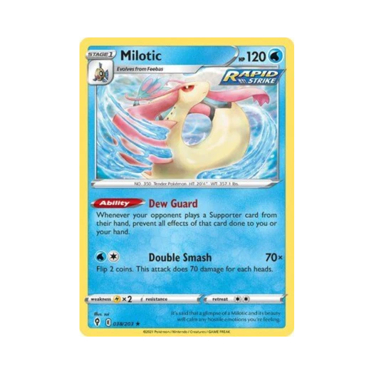 포켓몬 TCG 밀로틱 R 이볼빙 스카이즈 (영문판)