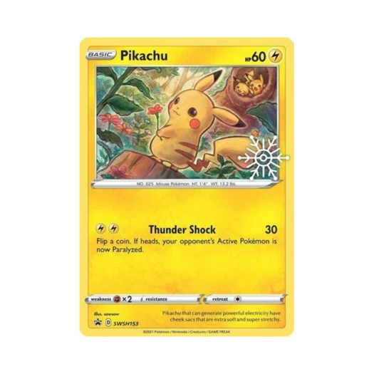 Pokemon TCG Pikachu P Sword & Shield Promos (English Ver.)