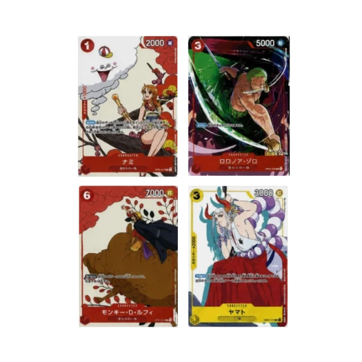 원피스 TCG 프로모션 카드 세트 1 (4장/일본판) 카드 이미지