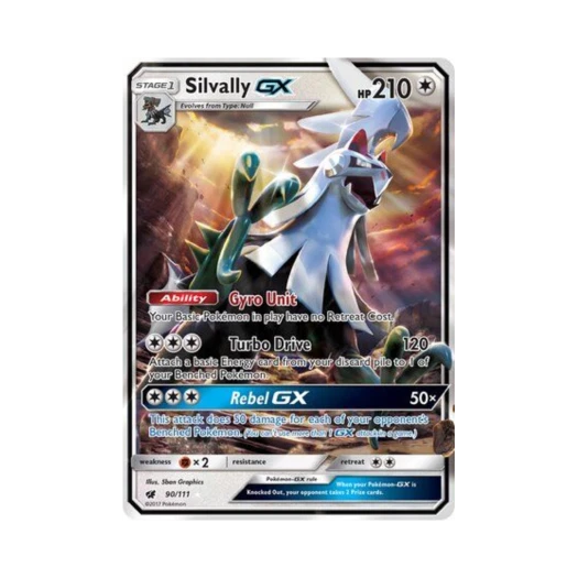 포켓몬 TCG 실버디 GX RHG 크림슨 인베이전 (영문판)