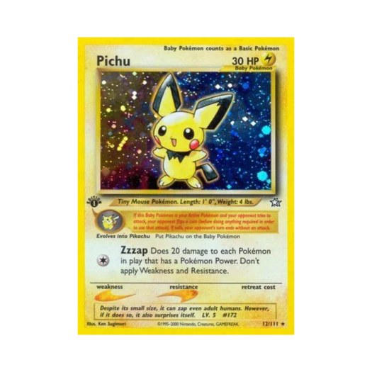 Pokemon TCG Pichu RH Neo Genesis (English Ver.)