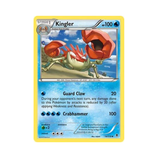 Pokemon TCG Kingler U Phantom Forces (English Ver.)