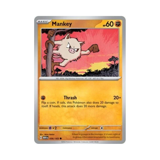 포켓몬 TCG 망키 C 스칼렛 & 바이올렛 151 (영문판) 카드 이미지