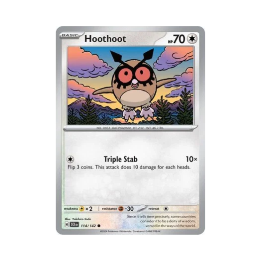 포켓몬 TCG 부우부 C 스텔라 크라운 (영문판) 카드 이미지