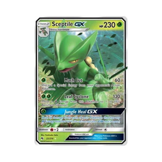 포켓몬 TCG 나무킹 GX RHG 로스트 썬더 (영문판)