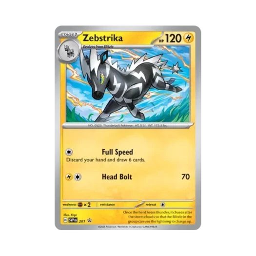 포켓몬 TCG 제브라이카 P 스칼렛 & 바이올렛 프로모 카드 (영문판)