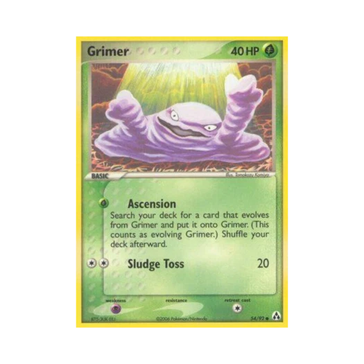 포켓몬 TCG 질퍽이 C EX 레전드 메이커 (영문판)