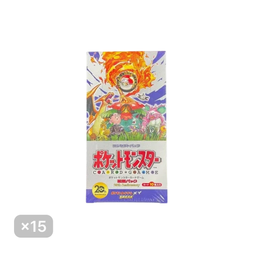 Pokemon TCG XY Break Concept Pokemon Card Game Expansion Pack 20th Anniversary Box (Pack of 15/Japanese Ver.)