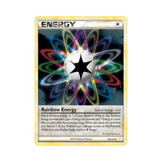 Pokemon TCG Rainbow Energy U HeartGold & SoulSilver (English Ver.)