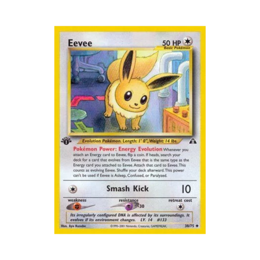 Pokemon TCG Eevee U Neo Discovery (English Ver.)