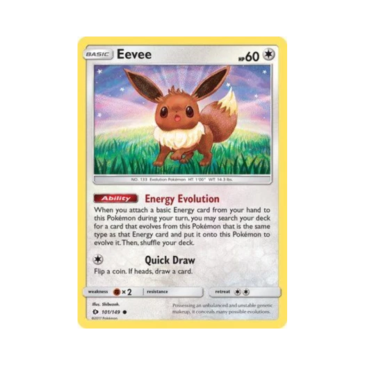 Pokemon TCG Eevee C Sun & Moon (English Ver.)
