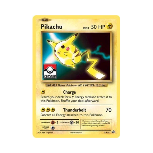 포켓몬 TCG 피카츄 P XY 프로모 카드 (영문판)