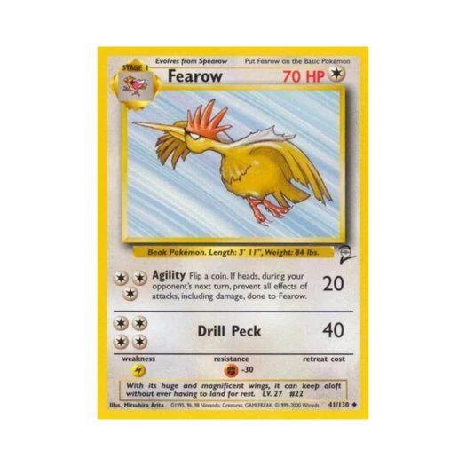 Pokemon TCG Fearow U Base Set 2 (English Ver.)