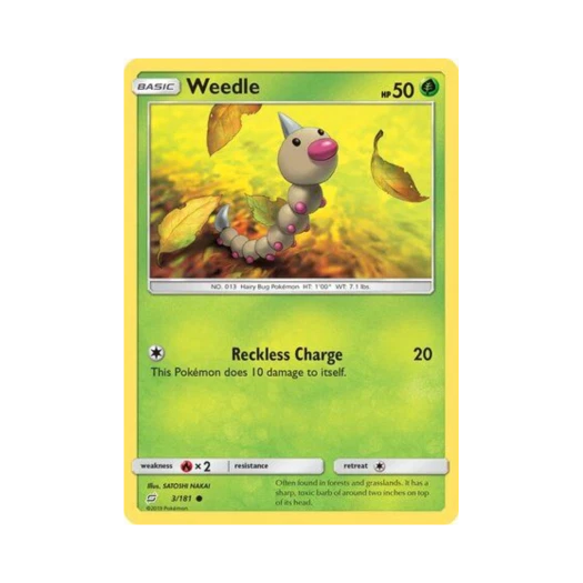 포켓몬 TCG 뿔충이 C 팀업 (영문판)