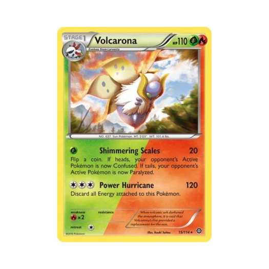 포켓몬 TCG 불카모스 R 스팀 시즈 (영문판)