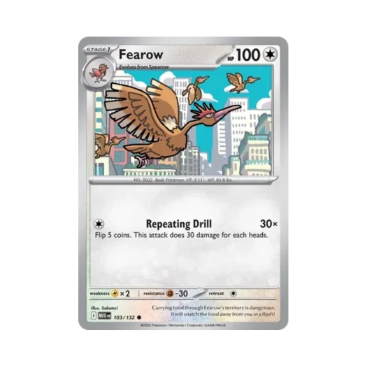 포켓몬 TCG 깨비드릴조 C 메가 에볼루션 (영문판) 카드 이미지