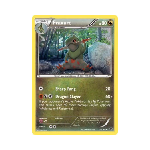 Pokemon TCG Fraxure U BREAKthrough (English Ver.)