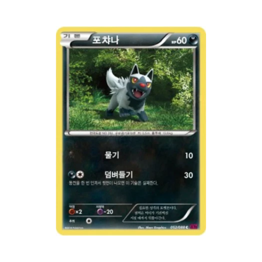 Pokemon TCG Poochyena C Phantom Gate (Korean Ver.)