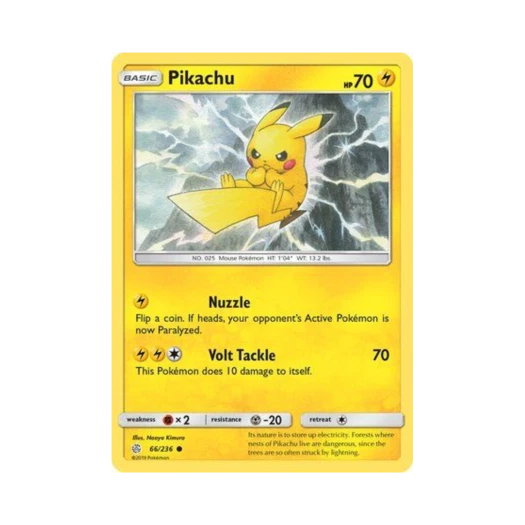 Pokemon TCG Pikachu C Cosmic Eclipse (English Ver.)