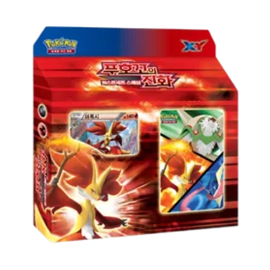 포켓몬 TCG XY 퍼스트 세트 스페셜 푸호꼬의 진화 박스 (한글판)