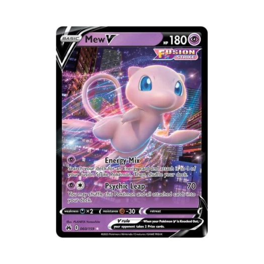 Pokemon TCG Mew V R Crown Zenith (English Ver.)