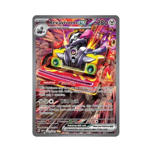 포켓몬 TCG 부르르룸 ex SIR 옵시디언 플레임즈 (영문판)