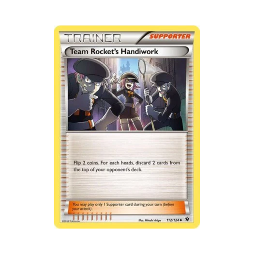 Pokemon TCG Team Rocket's Handiwork U Fates Collide (English Ver.)